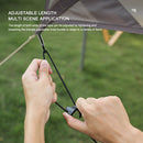 5m Camping Outdoor Clothesline Adjustable Anti-slip Canopy Hanging Ropes Newly