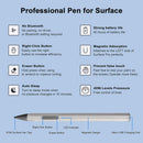 Tablet Stylus Pen with Replacement Tip USB Rechargeable for Surface Pro 7 6 5 4