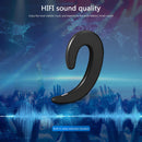 Bone Conduction Headphones Bluetooth-compatible Open-Ear Wireless (Black) Newly