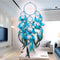 Blue Dream Catcher Net with Feathers Wall Hanging Decoration Ornament Home Car De
