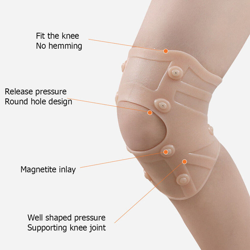 Magnetic Therapy Knee Pads Support SEBS Pain Relief Arthritis Compression Sleeve