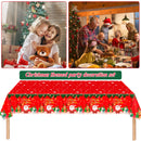 Disposable Christmas Tablecloth Antifouling Party Table Cloth Holiday Home Decor