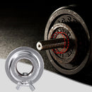 Lifting Standard Sport Solid Steel Round Nut Barbell Bar Spin-lock Collars