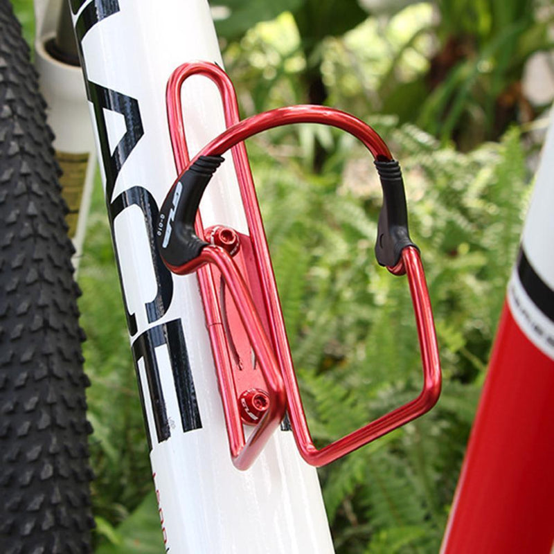 2pcs GUB G-510 Mountain Bike Water Bottle Holder Cage Screws Bolts (Red)