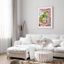 5D DIY Diamond Painting Kits Full Round Drill Pink House Seascape Mosaic