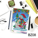 DIY Snowman Special Shaped Diamond Painting 50 Pages A5 Notebook Office Notepad