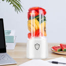 300mL Mini Portable Electric Juicer Mixer Kitchen Fruit Blender USB (White)