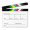 Colorful Director Video Scene Clapper Acrylic Dry Erase Clapper Board Cut Prop