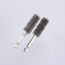 12pcs Electric Impact Drill Hex Shank Brush Car Paint Wire Cleaner (Steel) Newly