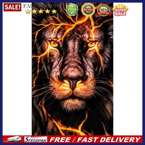 Diamond Painting Tiger Full Round Drill Picture of Rhinestone DIY Drawing Kit