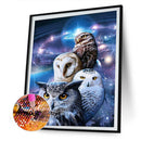 5D DIY Diamond Painting Owl Full Round Drill Wall Art Crafts Mosaic Rhinestone
