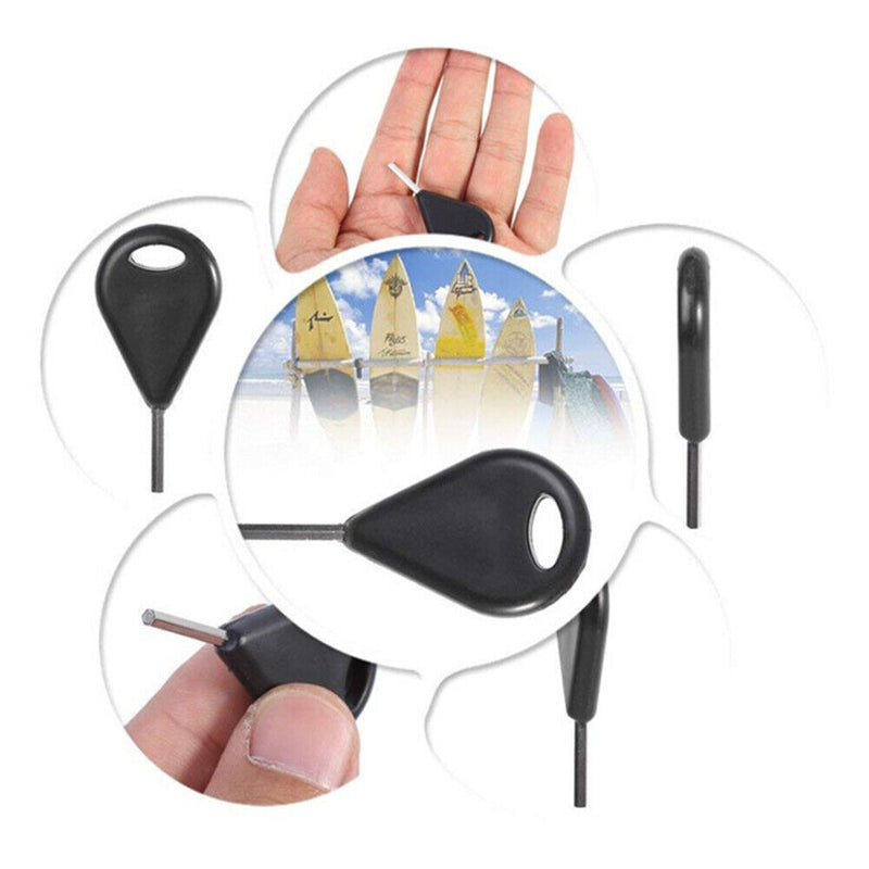 Stainless Surf Fin Key Tail Rudder Wrench Fin Screw for FCS Longboard Surfb