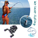 Baitcasting Reel Magnetic Brake System 8kg Max Drag High Speed Fishing Reels