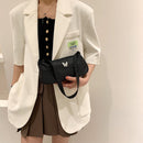 Nylon Casual Women Shoulder Underarm Bags Butterfly Purse Handbag (Black)