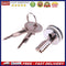 5pcs Showcase Push Glass Display Cabinet Cylinder Zinc Alloy Lock