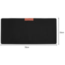 Office Computer Desk Mat Modern Table Wool Felt Laptop Desk Mat(Black)