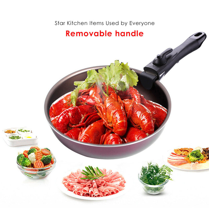 Removable Detachable Pan Handle Pot Dismountable Clip Grip for Kitchen