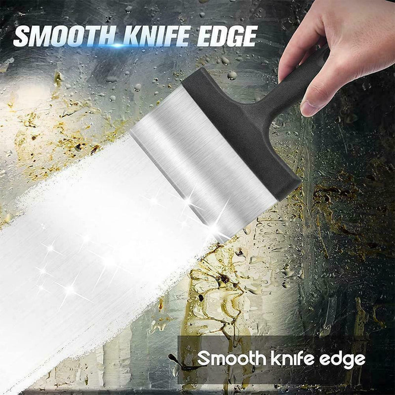 Spatula Cleaning Barbecue Grill Barbecue Net BBQ Cleaning Tool Teppanyaki I5E1