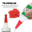20x Latex Caulk Saving Cap Re-Sealable Caulking Nozzle Tube Tips Covers  Newly