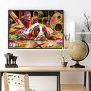 5D Cute Dog Mosaic Diamond Painting Drawing Full Round Drill DIY Art Handcraft