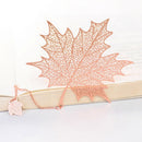 Cute Book Holder Stationery Apricot Tassel Chinese Style Metal Bookmark Leaf