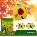 DIY Felt Beehive Kit Hanging Bee Hive Cute House for Bee Outdoor (2 Pack)