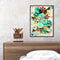 Oil Paint By Numbers Paper Flower Frameless Picture Craft Kit for Living Room