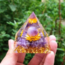 Orgonite Pyramid Crystal Orgone Pyramid Healing Stones Positive Energy Tools