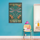 Full Cross Stitch Handcraft 11CT Stamped Dragonfly Needlework DIY Home Ornament