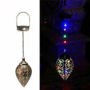 Hollow LED Projection Balcony Decoration Iron Art Garden Light Solar Light