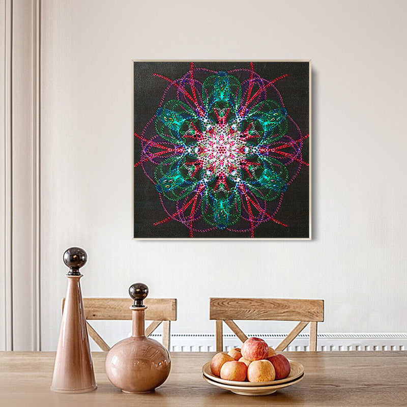 5D DIY Partial Special Shaped Drill Diamond Painting Mandala Decor (YK188)