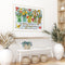 Frameless Painting By Numbers Vase Birds DIY Handmade Drawing On Canvas Gifts