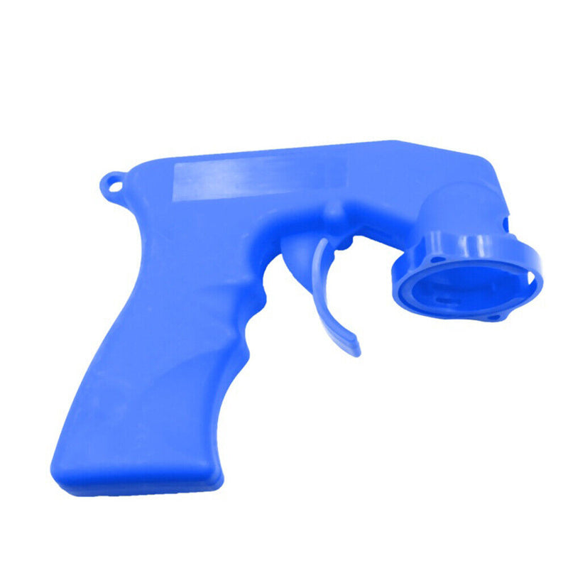Portable Paint Handle Spray Adaptor Aerosol with Trigger Car Tool (Blue)