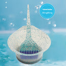 Professional Hair Dyeing Brush Bowl Hair Coloring Comb Mixing Bowls (Blue) Newly