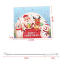 DIY Kit Children Gift 24 Days Countdown Advent Calendar Blind Box Santa Snowman