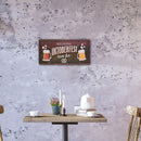 Tin Plaques Wall Signs Retro Painting Oktoberfest Metal Plate Poster for Bar