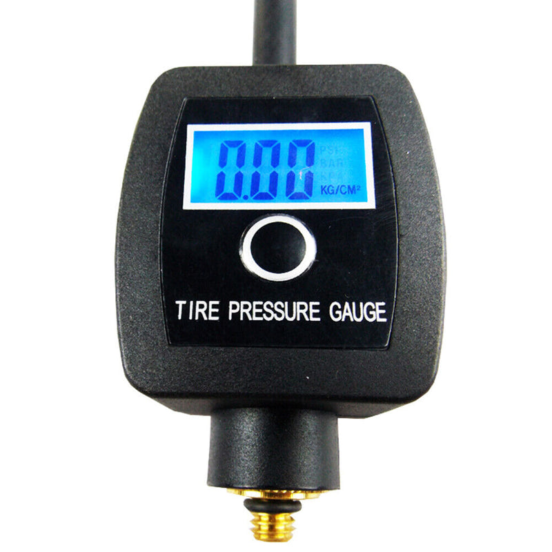 For Motorcycle Bicycle Digital Electronic Tire Pressure Gauge Meter Tester