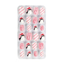 Christmas Nail Manicure Tips Full Cover Kids False Nails Press On Self Adhesive