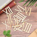 Craft Pieces Home Decorations Wood Chip Wooden Roman Numerals Clock Accessories