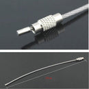 Hot Sell Outdoor Hiking Camping Cable Key Ring Stainless Steel Wire Keychain