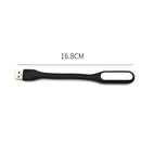 LED USB Lamp Mini Portable Laptop Book Reading Desk Night Lighting (Black) Newly