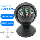 Multifunctional Universal Car Compass Pocket Mini Ball Dash Dashboard Compass