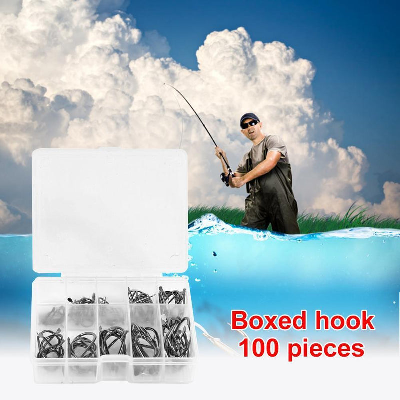 Fishing Hooks Set Sharp High Efficient Sea Barbed Hooks Fishing Accessories