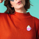 Cartoon Candy Color Brooch Badge Coffee Cup Pins Jacket Shirts Ornament Jewel