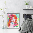 DIY Part Special Shape Diamond Painting Kit 5D beauty Drawing