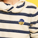 Ukraine Ukrainian Map Flag Symbol Round 12 Styles Clothes Pins(H)