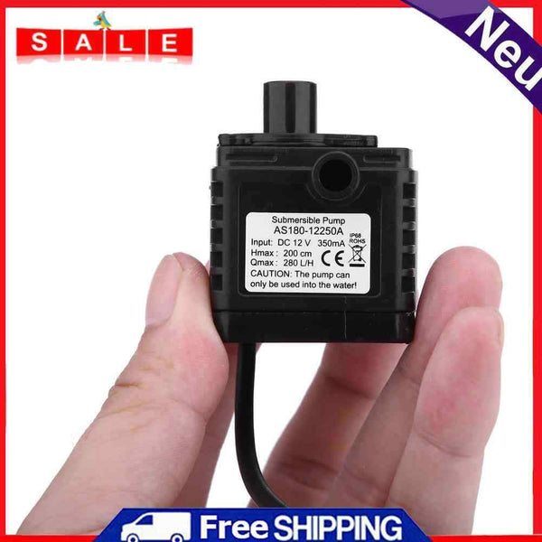 12V DC Electric Mini Water Circulation Pump Brushless Motor Submersible Pump Pump f
