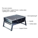 BBQ Stove Barbecue Grill Foldable Portable Charcoal Camping Garden Outdoor Party