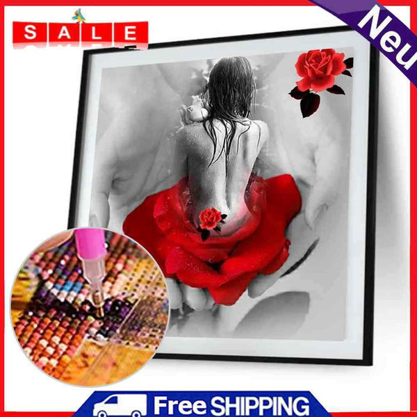 Rose Girls 5D Diamond DIY Painting Craft Kit Home Decor E1Xc