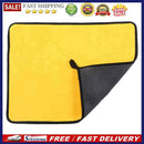 Car Washing Towel Absorbent Coral Fleece Towel for Car Home Cleaning Yellow+G